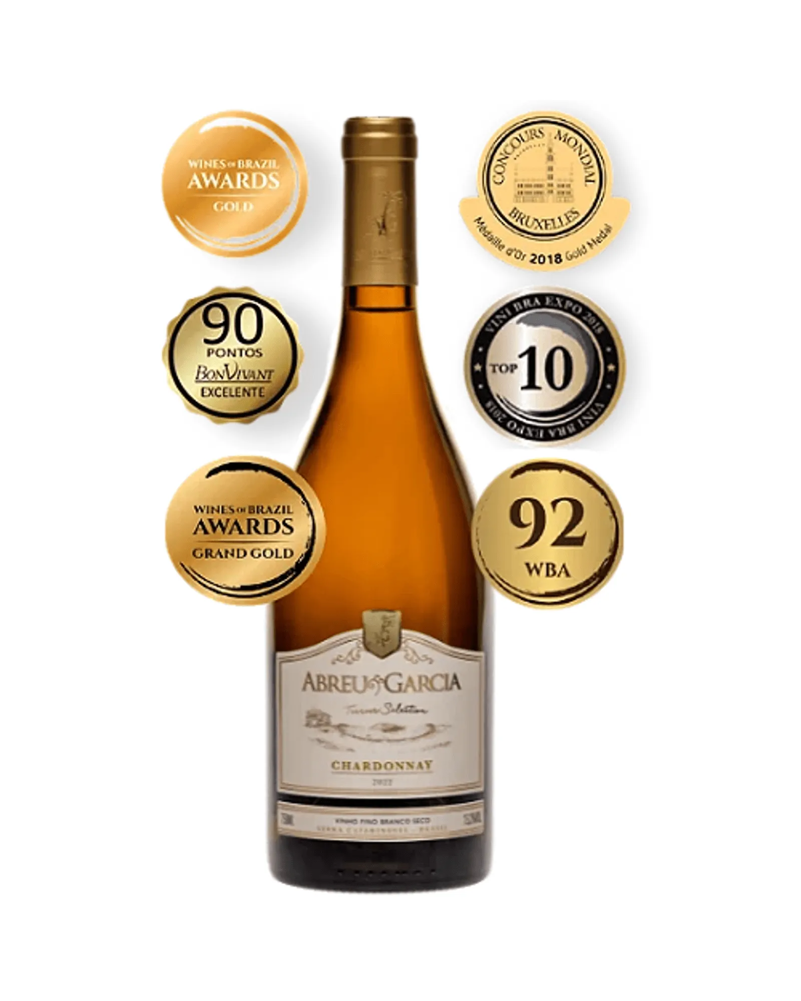 Vinho Branco Abreu Garcia Chardonnay 750 ml
