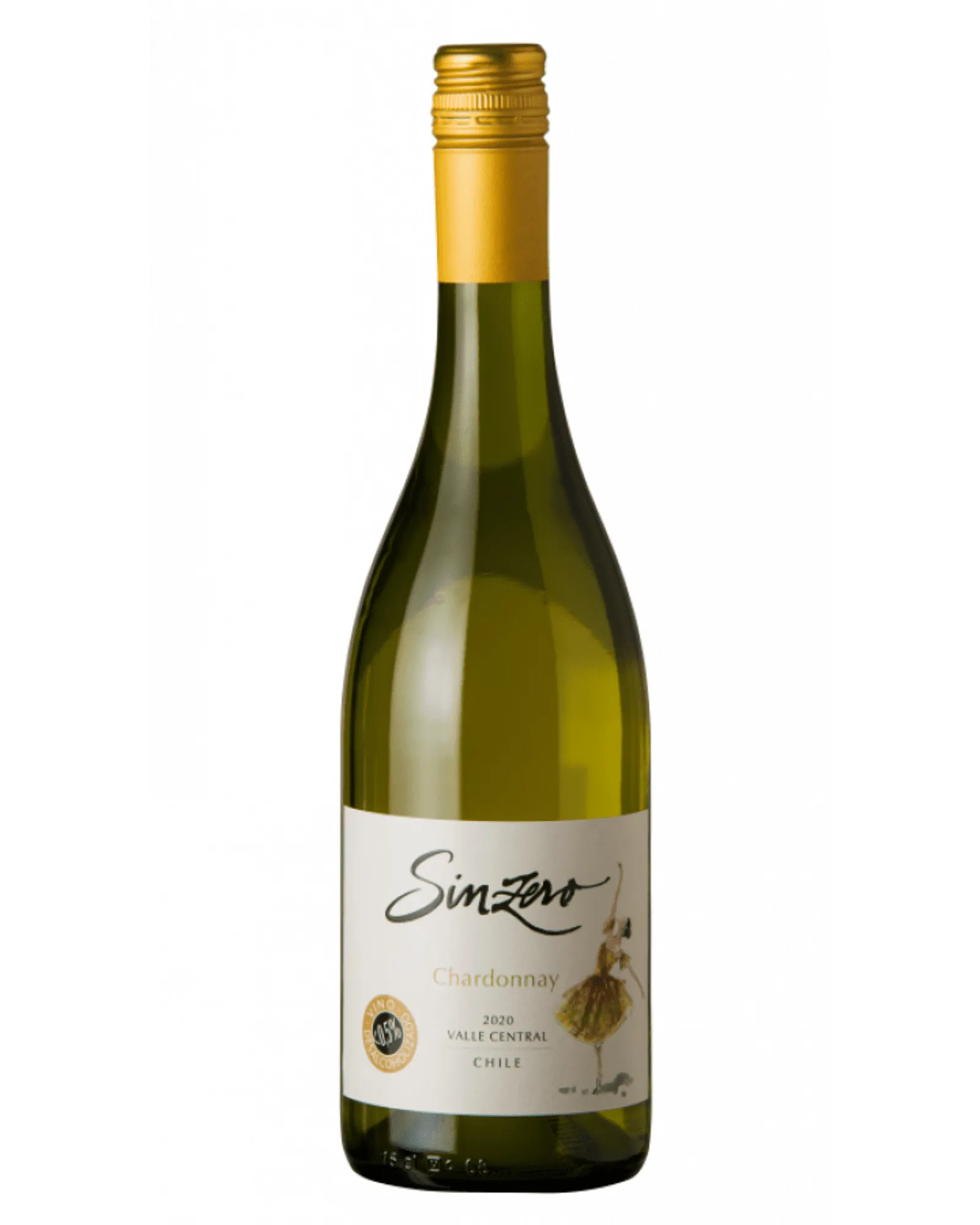 Vinho Branco Chardonnay Sinzero SEM ÁLCOOL 750 ml